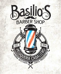 Barber Shop Crest Logo