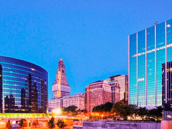downtown Hartford, Connecticut