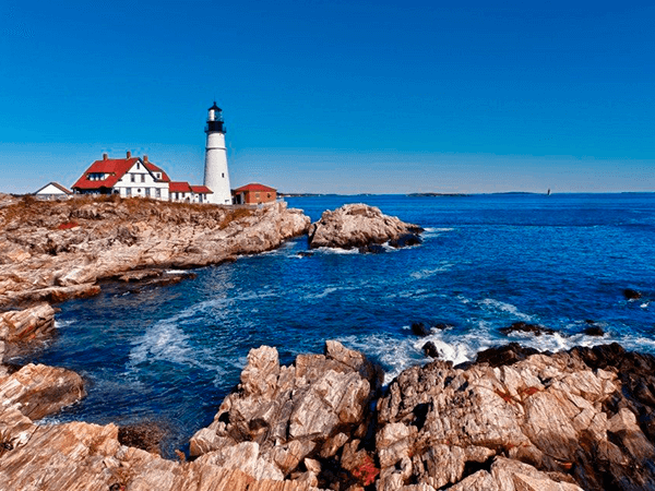 Portland Head Lighthouse in Cape Elizabeth, Maine