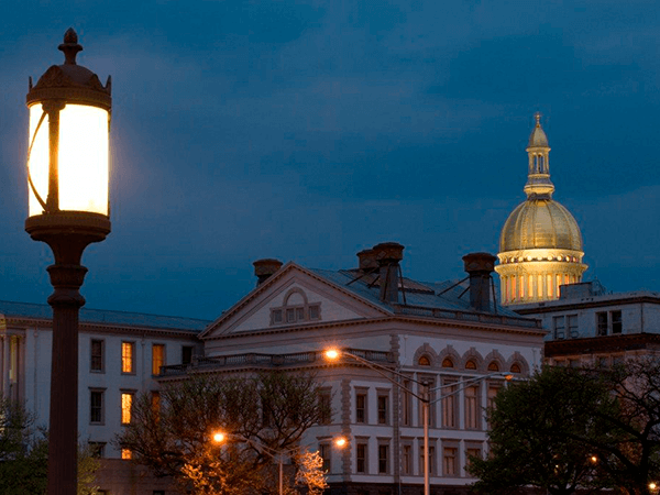 State capitol complex in Trenton, New Jersey