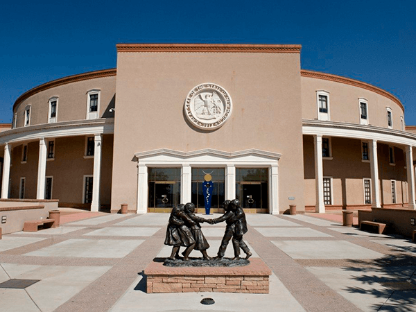 State Capital Building in Santa Fe, New Mexico.