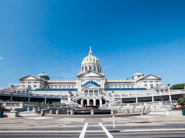 Pennsylvania State House & Capitol Building in Harrisburg, PA
