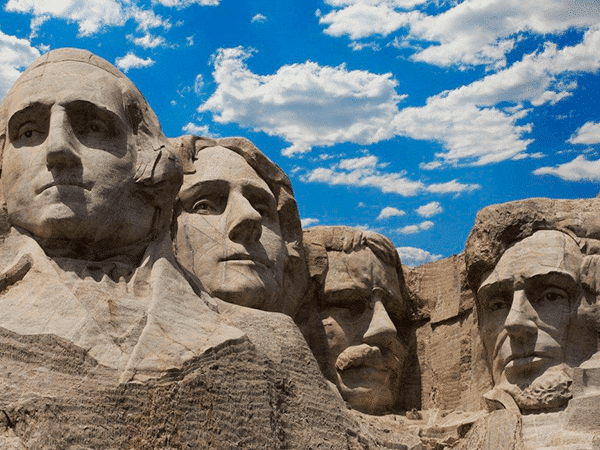 Mount Rushmore National Monument. South Dakota, USA.