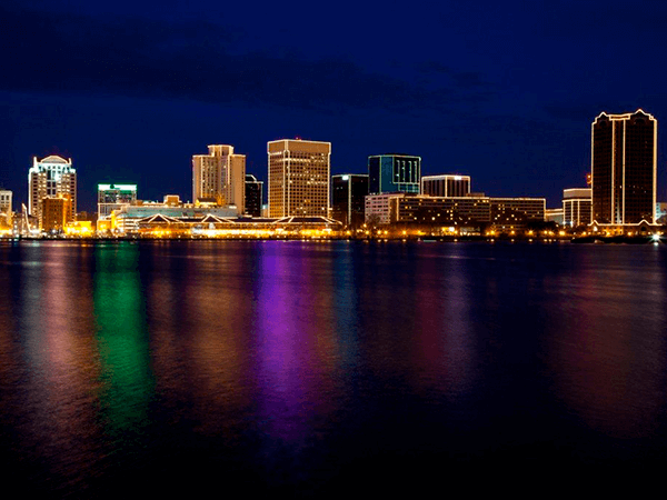 Norfolk, Virginia skyline