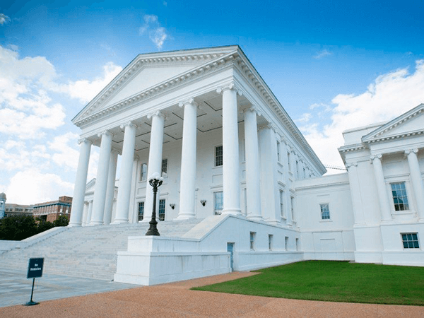 The State Capital building in Richmond Virginia.