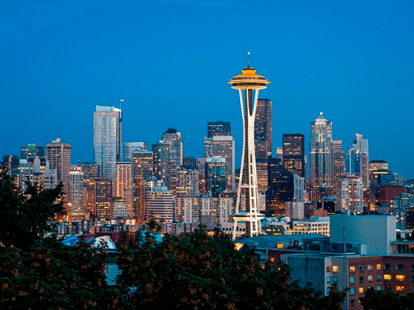 Seattle skyline, Washington