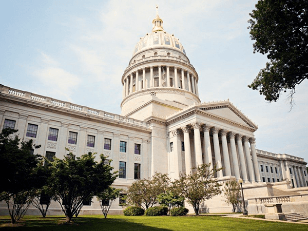 State Capitol Building in Charleston, WV