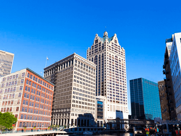 Downtown Milwaukee, Wisconsin
