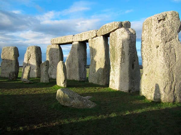 View inside Stonehenge