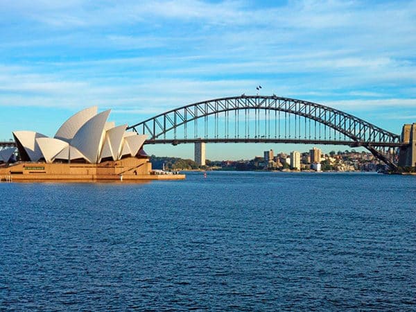 The Sydney Harbour Bridge and Opera House