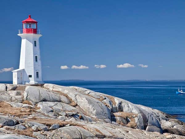 Peggy's Cove lighthouse, Nova Scotia, Canada