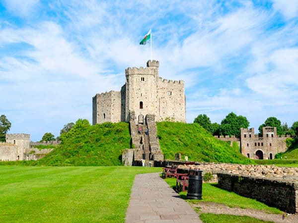Exterior of Cardiff Castle – Wales, United Kingdom