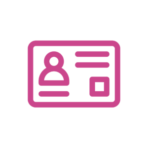A business card icon